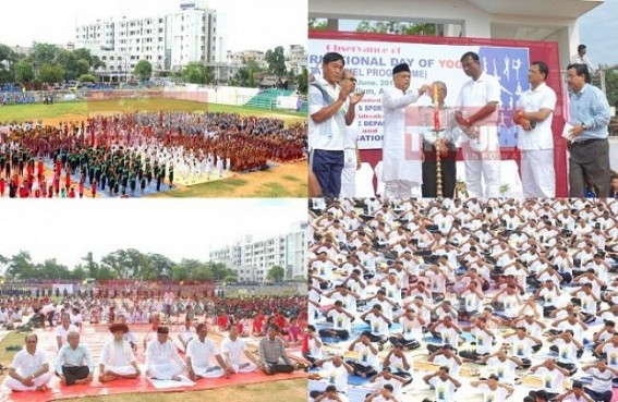 Northeast celebrates Intl Yoga Day-2016 : 'Yoga craze in public was eye-catching in Tripura', Sports Minister Sahid Chowdhury talks to TIWN Northeast celebrates Intl Yoga Day-2016 : 'Yoga craze in public was eye-catching in Tripura', Sports Minister Sahid Chowdhury talks to TIWN